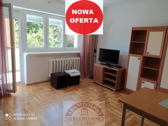 Mieszkanie Wynajem Warszawa Mokotów Bartoszka, Kawalerka, zielone otoczenie 1